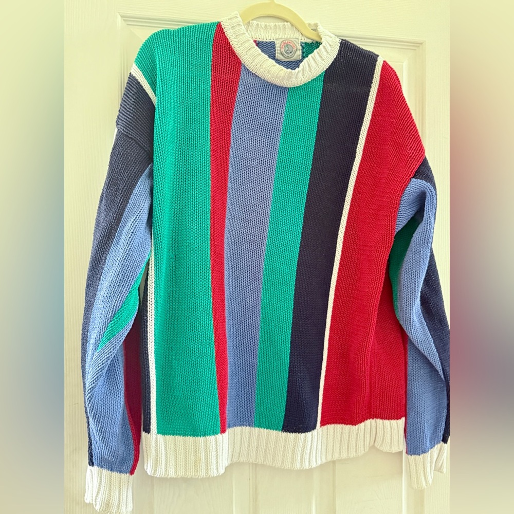 Vintage 90’s Cape Isle Knitters multicoloured striped sweater